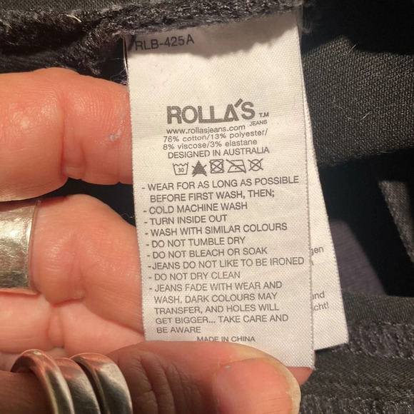 rollas westcoast super skinny jeans w/stretch 28 - Picture 15 of 15